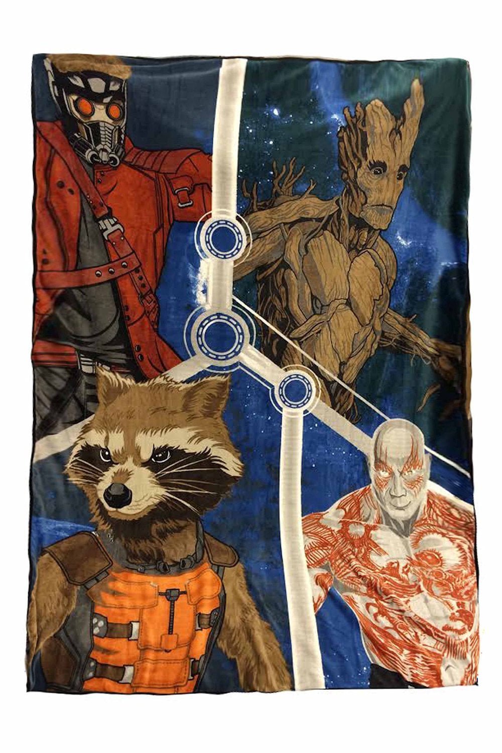 Guardians of the Galaxy Plush Blanket ~ Twin Full Throw 62