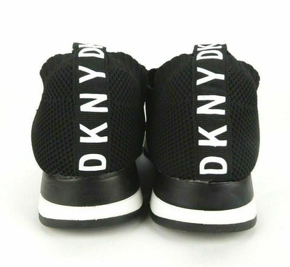DKNY Women's Jerri-Slip On Shoes Sneakers Knit Black Size 9