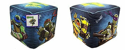 Nickelodeon Teenage Mutant Ninja Turtles Dark Ninja Cubed Ottoman, 12 by 12-Inch