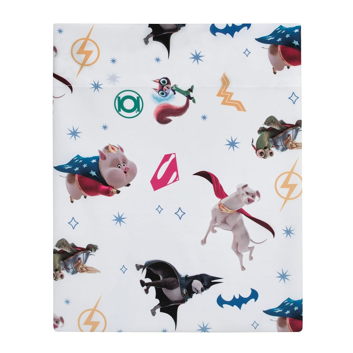 DC League of Super Pets 4 Piece Toddler Bedding Set