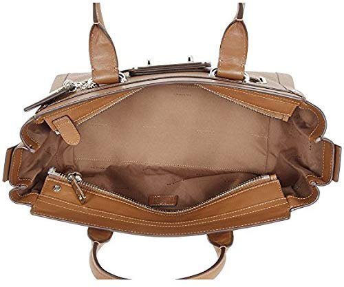 Coach Swagger Carryall Beige Pebble Leather Ladies Handbag 34408SVSD