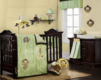 Monkey Velour Changing Pad Cover