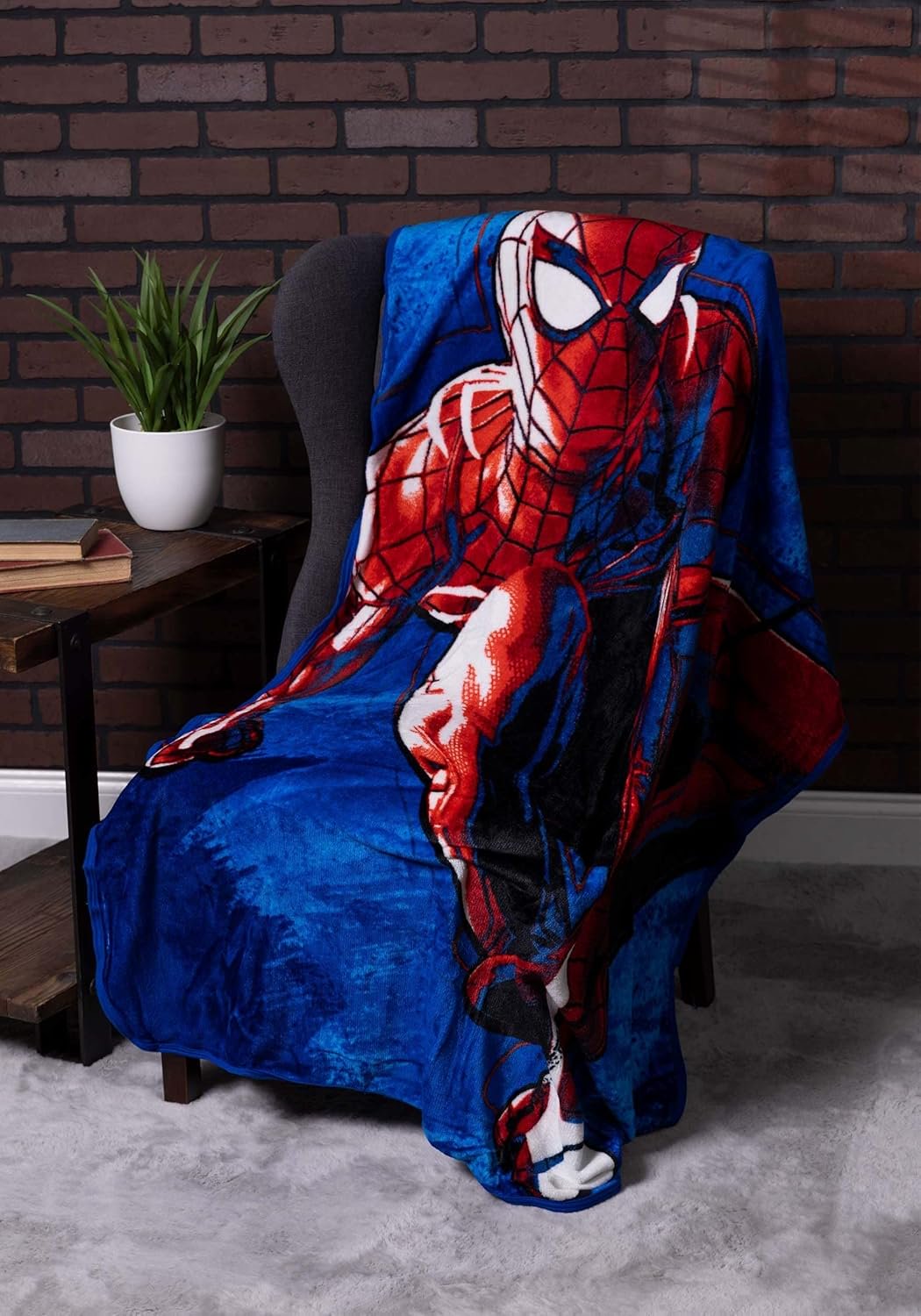 Northwest Spider-Man Spidey Splash Silk Touch Throw Blanket, 46" x, 60"