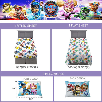 Franco Paw Patrol 2 Super Soft 3 Piece Twin Size Sheet Set