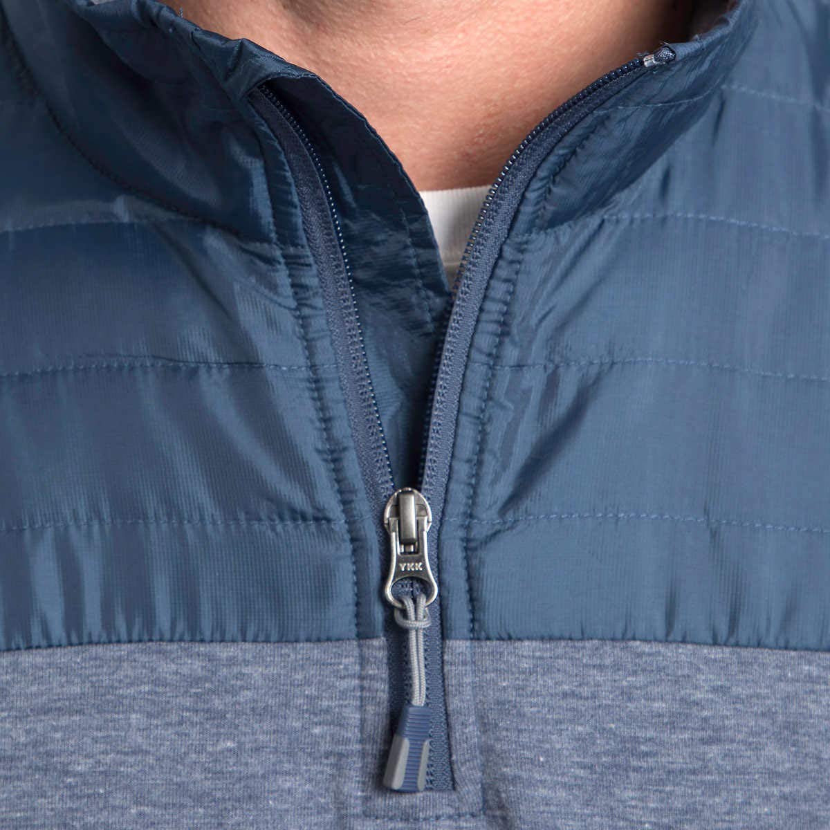 Eddie Bauer Men’s Mixed Media ¼ Zip Pullover, Variety