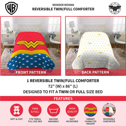 Warner Bros. I Am Wonder Woman Comforter, Twin/Full