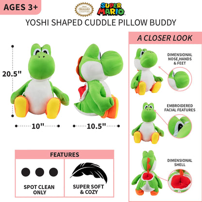 Franco Kids Bedding Super Soft Plush Cuddle Pillow Buddy, (Officially Licensed Product)