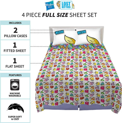 Franco Kids Bedding Hasbro Lost Kitties Full Sheet Set