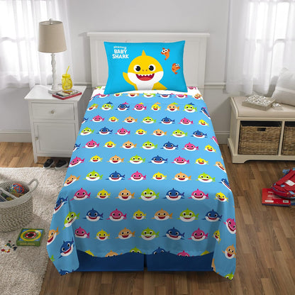 Baby Shark Twin Size Sheet Set