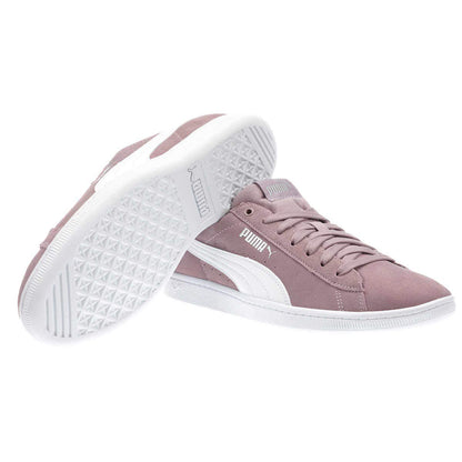 PUMA Women's Vikky Sneaker Elderberry Whit, 8 M US