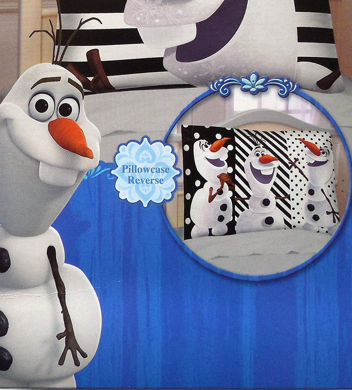 Disneys Frozen Reversible Olaf Pillowcase