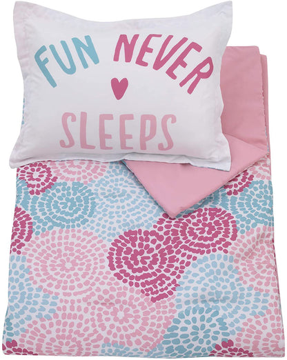 Everything Kids Bedding Super Soft Microfiber Comforter & Sham Set, Twin Size 68" x 88"