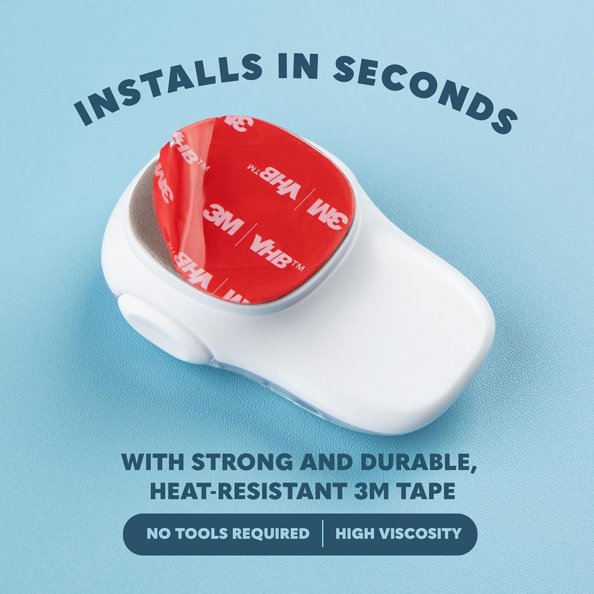 Todays Kids Oven Door Baby Proofing Heat-Resistant Lock - Oven Lock Child Safety, Baby Safety Products for Childproof Home - Strong 3M Adhesive, Easy Installation, One-Hand Use, No Tools