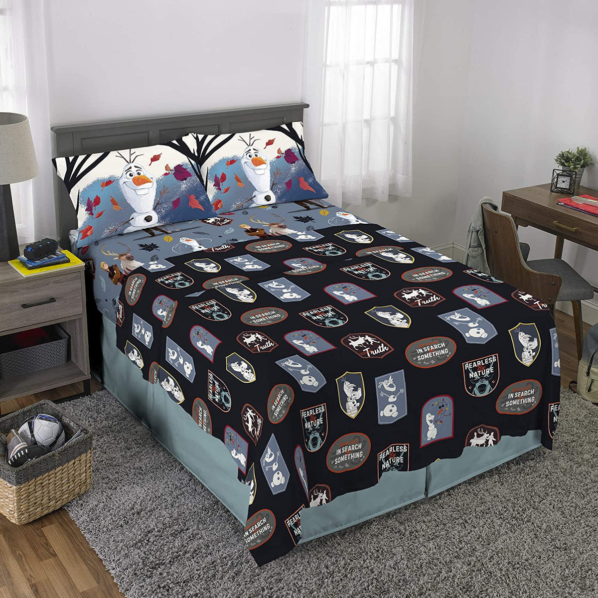 Franco Kids Bedding Super Soft Sheet Set, 4 Piece Full Size, Jurassic World