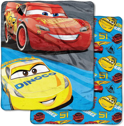 Disney Cars 3 “Fast Partners” Double-Sided Cloud Throw, 60”x 70”