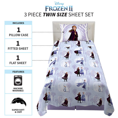 Disney Frozen 2 Twin Size Sheet Set