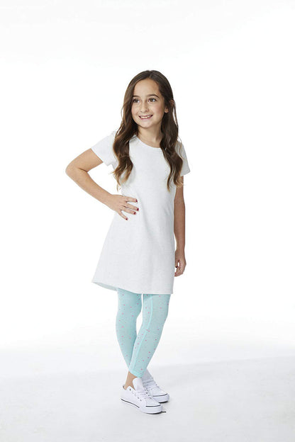 32 DEGREES Girls Faux Cashmere Short Sleeve Dress