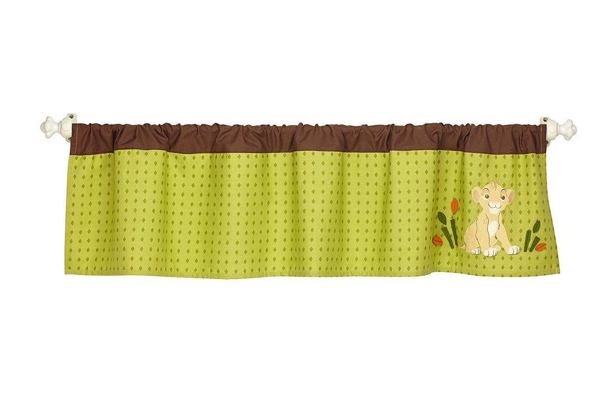 Disney My Friend Pooh Window Valance, Sage/Ivory