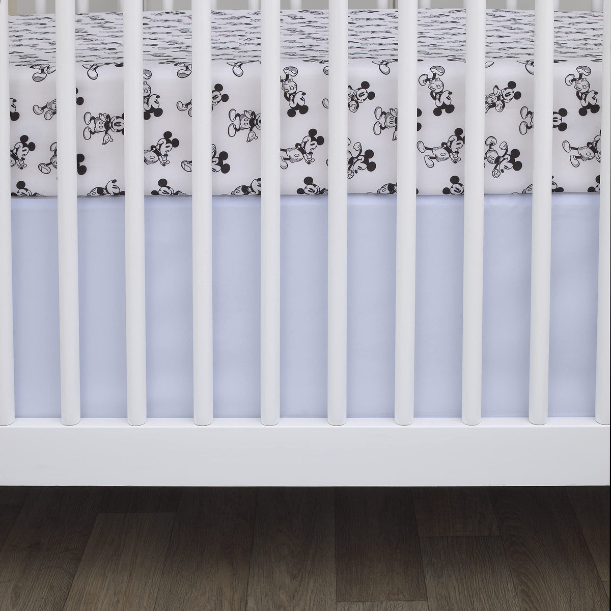 Disney Mickey Mouse Timeless Mickey Blue 3 Piece Crib Bedding Set