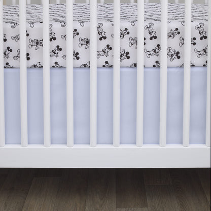 Disney Mickey Mouse Timeless Mickey Blue 3 Piece Crib Bedding Set