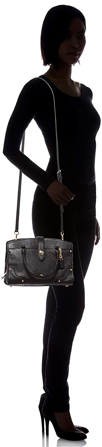 COACH Womens Grain Leather Mercer 24 Satchel