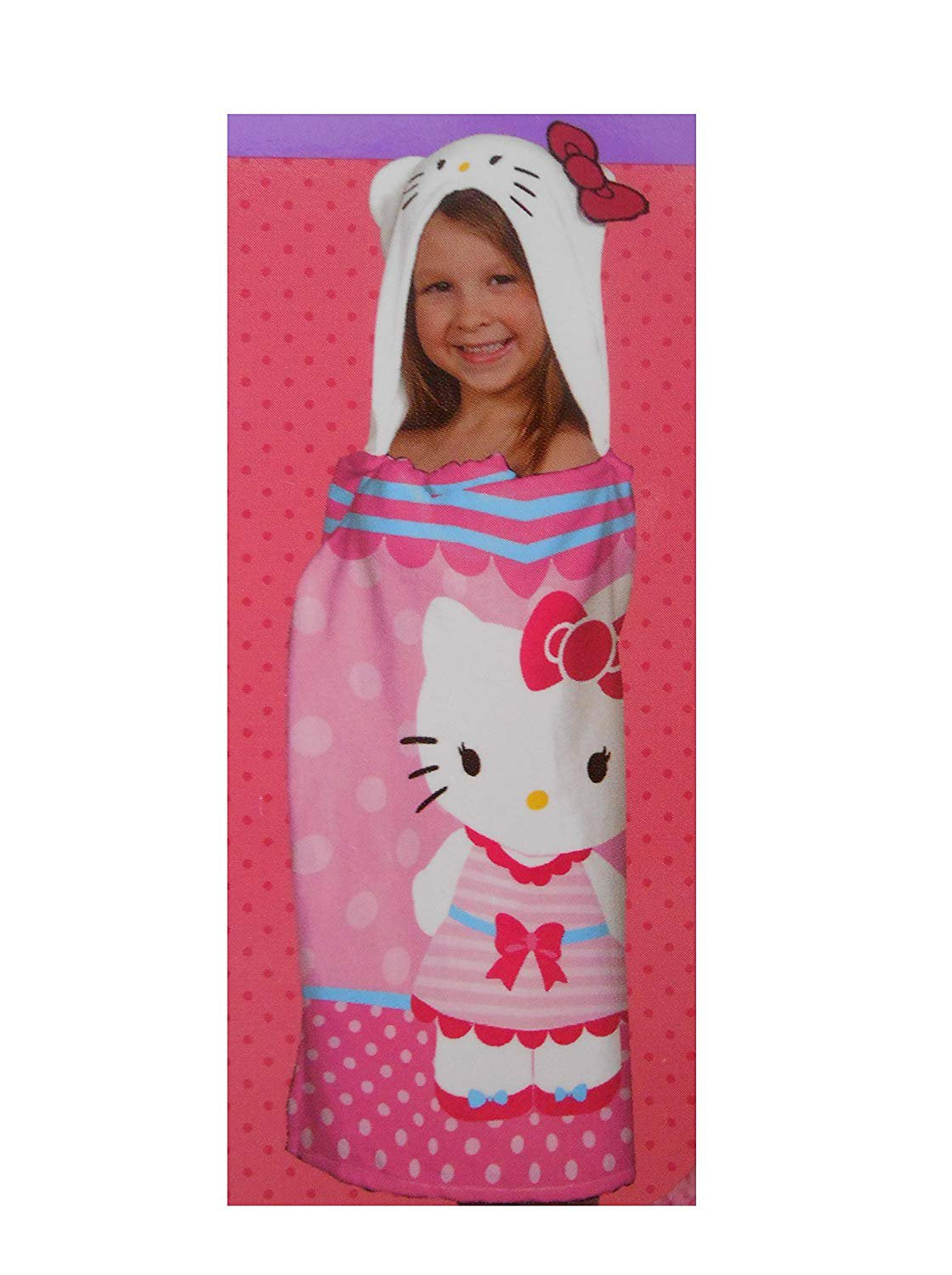 Hello Kitty Hooded Towel Wrap