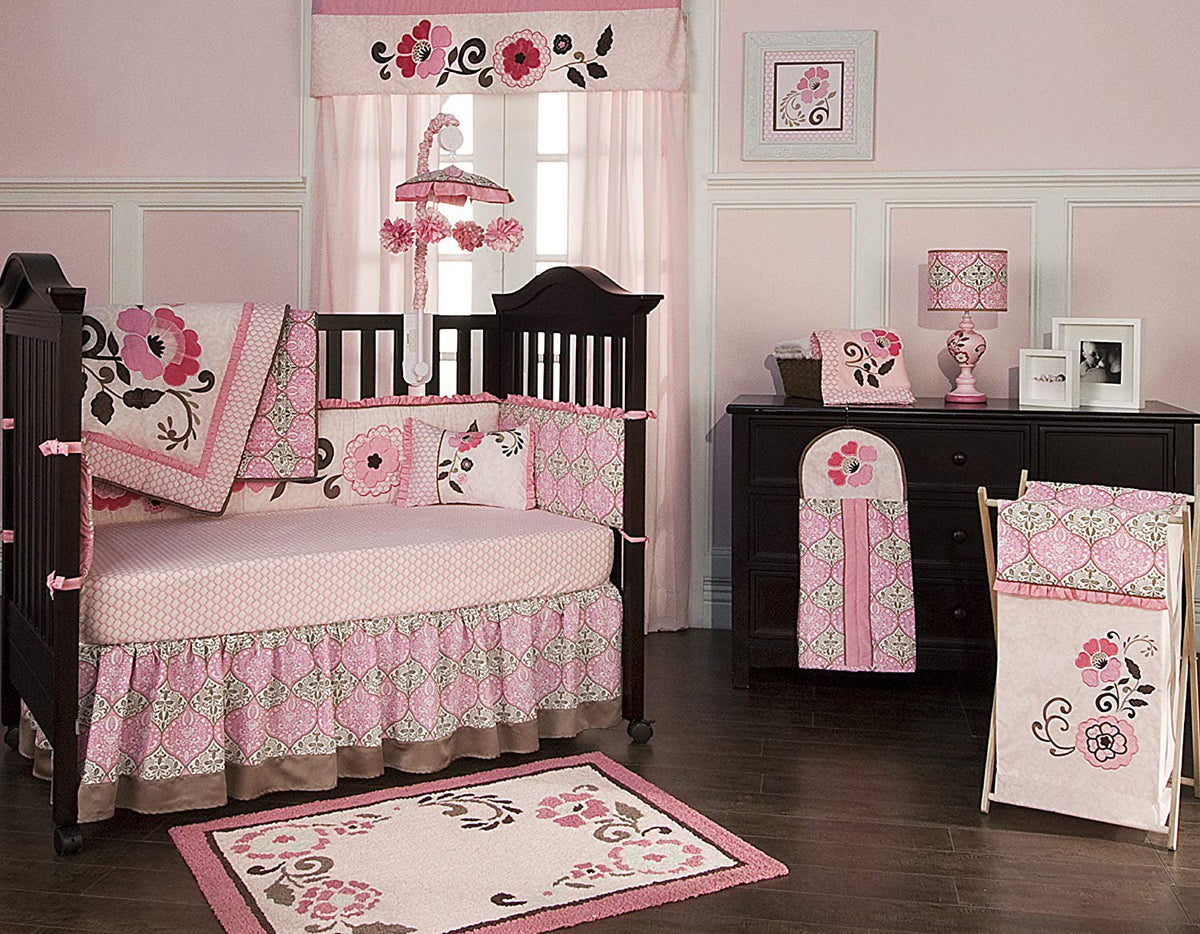 Kids Line 8 Piece Crib Bedding Set, Juliana