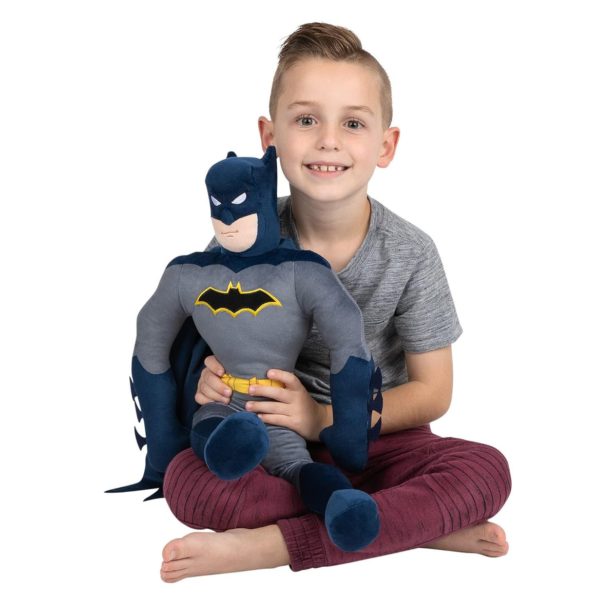 Franco Kids Batman Plush Cuddle Pillow Buddy