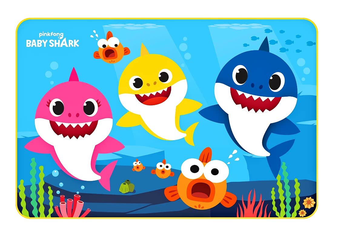 Baby Shark Kids Foam Bath Rug, Skid-Resistant, 20" x 30" L