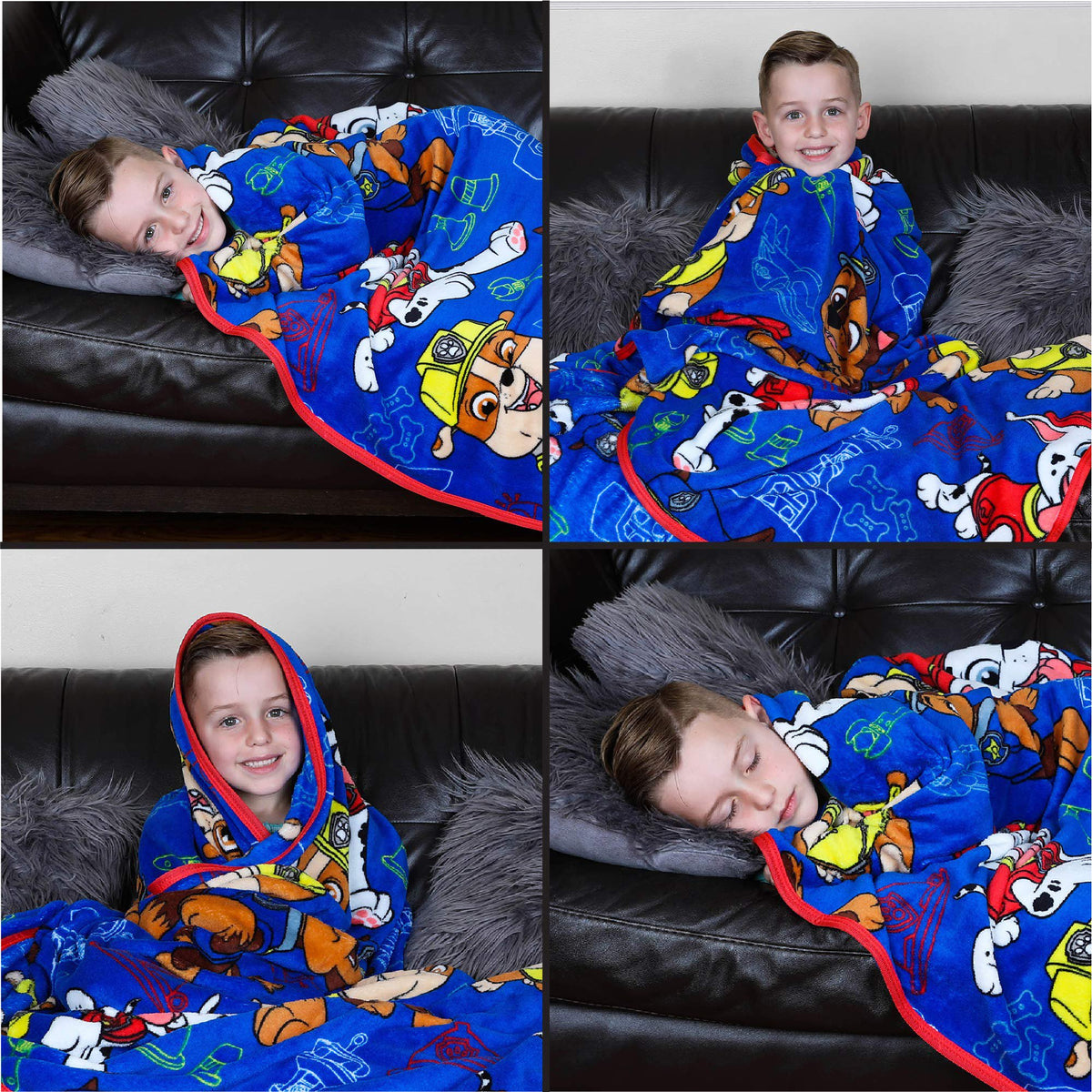 Franco Kids Paw Patrol Plush Throw Blanket, 62 in x 90 in