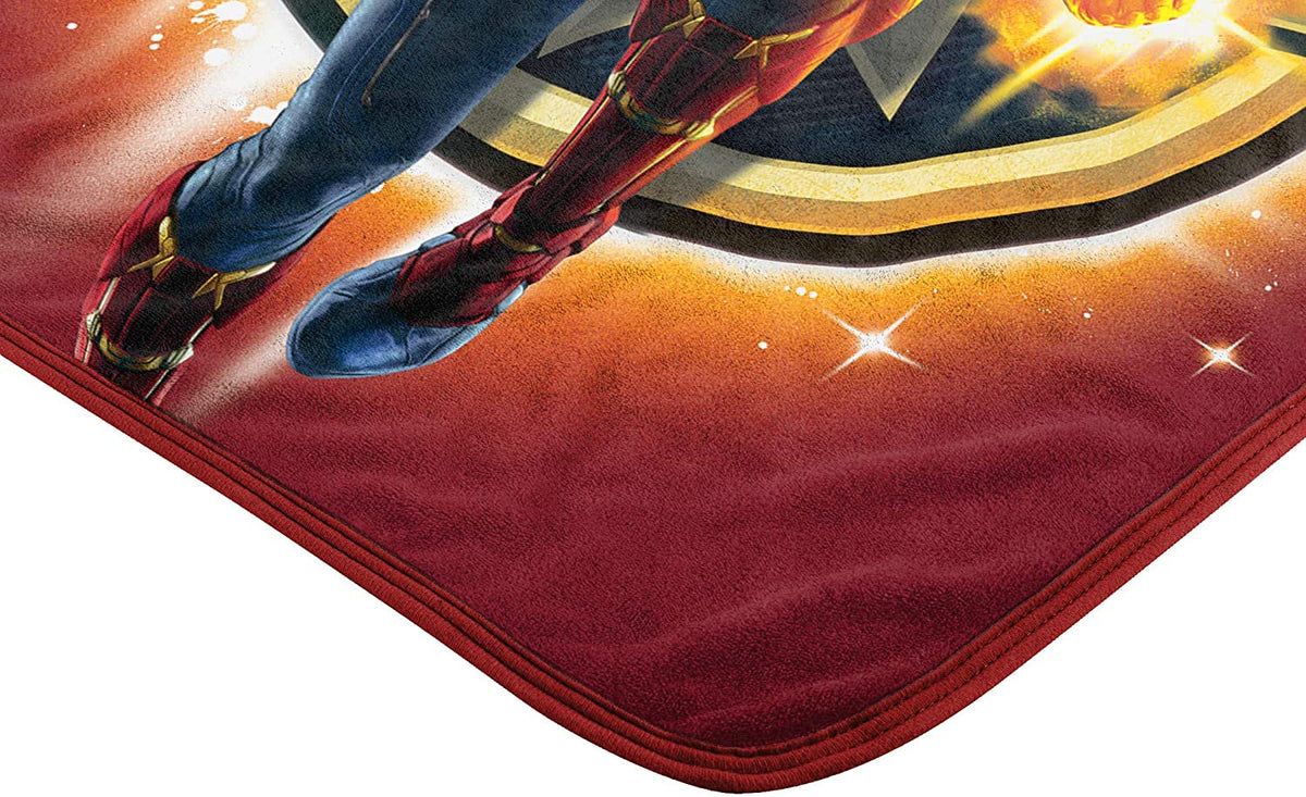 Marvel  Avengers Micro Raschel Throw Blanket, 46" x 60", Multi Color