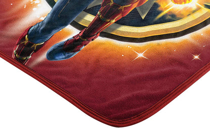 Marvel  Avengers Micro Raschel Throw Blanket, 46" x 60", Multi Color