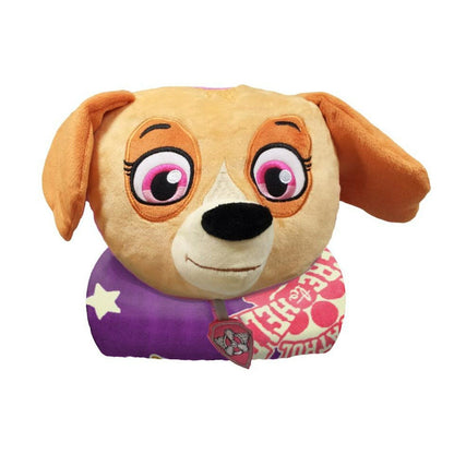 Paw Patrol Skye High Mush' Um Zip Pillow and Throw Set