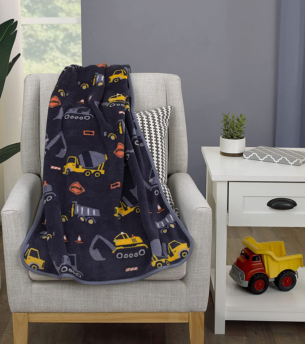 Carter's Monster Trucks Toddler Throw Blanket - 30" x 45" - Super Soft, Plush, Warm and Comfortable