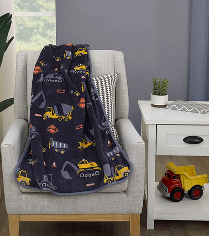 Carter's Monster Trucks Toddler Throw Blanket - 30" x 45" - Super Soft, Plush, Warm and Comfortable