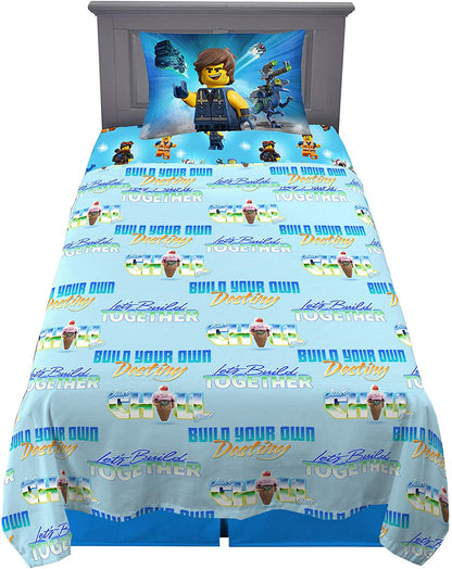 Franco Kids Bedding Lego Movie 2 Super Soft Twin Sheet Set