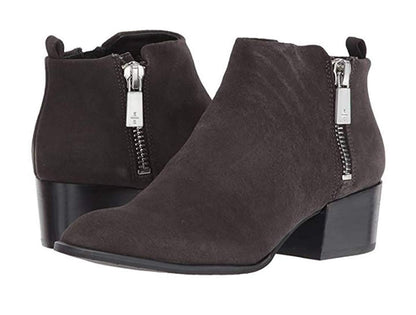 Kenneth Cole New York Women's Leather Ankle Bootie Boots Asphalt