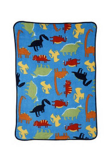 Carter's Toddler Printed Coral Fleece Blanket, Prehistoric Pals
