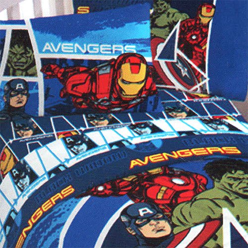 Marvel Comics Avengers Assemble Full Bed Sheet Set