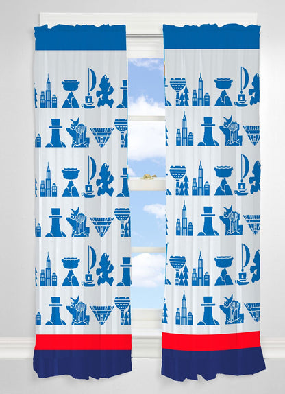 Franco Kids Super Mario Room Darkening Window Curtains Drapes Set 84 in W x 63 in L