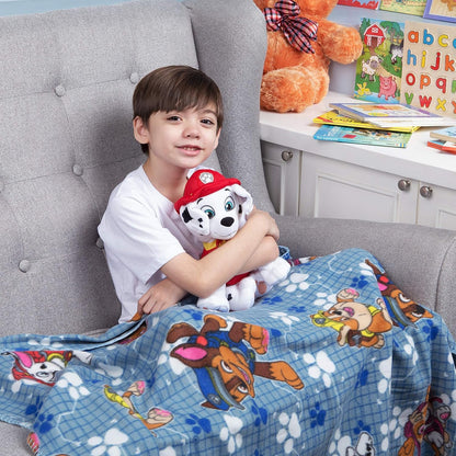 Franco Kids Paw Patrol Marshall Throw and Hugger Pillow Set, 40 in x 50 in