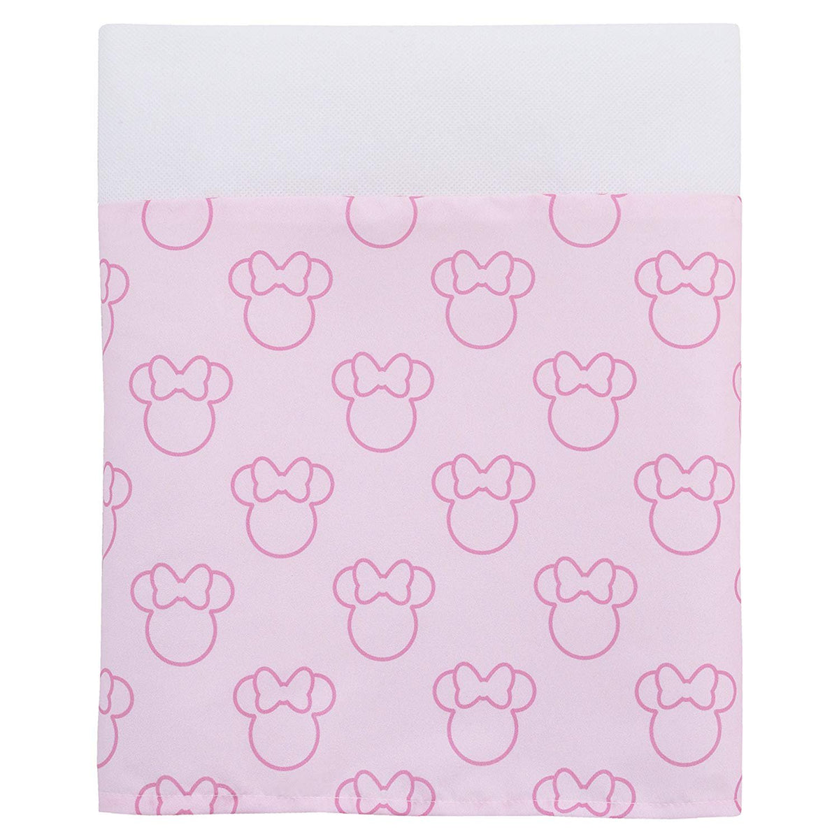 Disney Minnie Mouse Pretty in Pink 3 Piece Nursery Crib Bedding Set, Pink, Grey, Rose