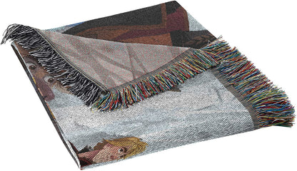 Disney Frozen, Woven Tapestry Throw Blanket, Multi Color, 1 Count