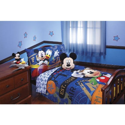 Disney Mickey Mouse 4pc Toddler Bedding Set ''Genuine Licensed''