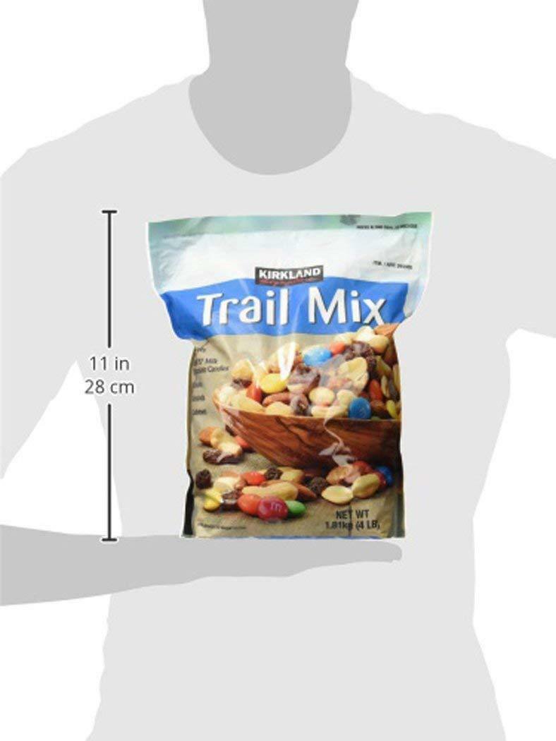 Kirkland Signature Trail Mix, Peanuts, M&M's, Raisins, Almonds, Cashews, 4 Lbs