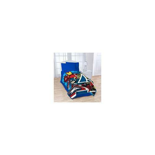 Marvel the Avengers Blanket Twin / Full 62" X 90" Micro Plush