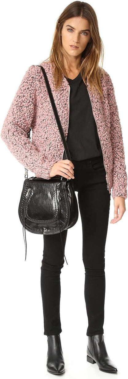 Rebecca Minkoff Vanity Saddle Bag, Black