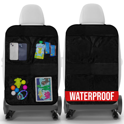 Todays Kids 2 Pack Kick Mats Back Seat Protector - Backseat Car Organizer for Kids, Car Storage Organizer, Back Seat Cars Organizers, Cars Organizers Backs Seats, Travel Accessories