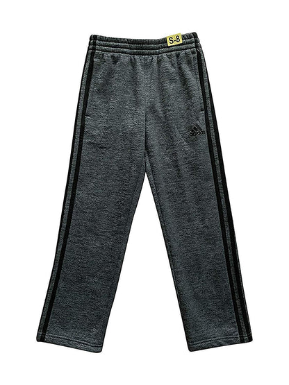 adidas Boy's Tech Fleece Pant (Medium/10-12, Dark Heather/Black)