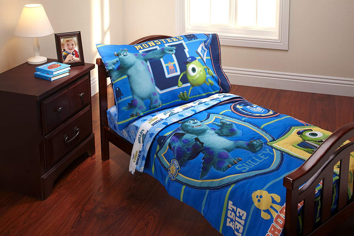 Disney Monsters University Toddler 4 Piece Bedding Set